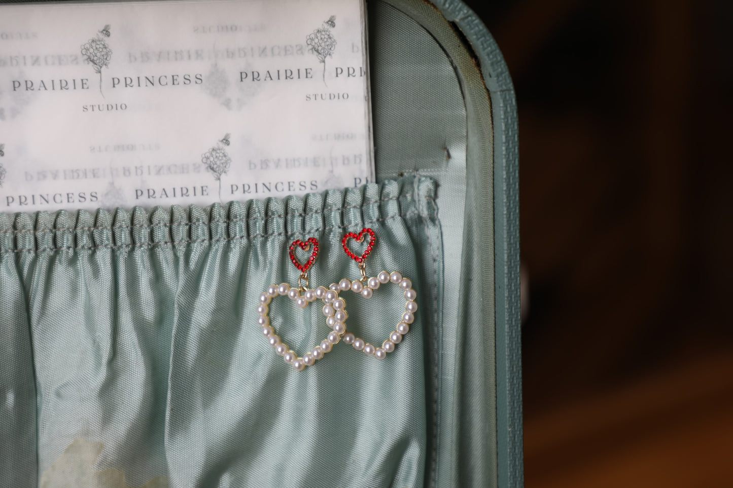 Styled By Kate Keep An Open Heart Pearl Earrings