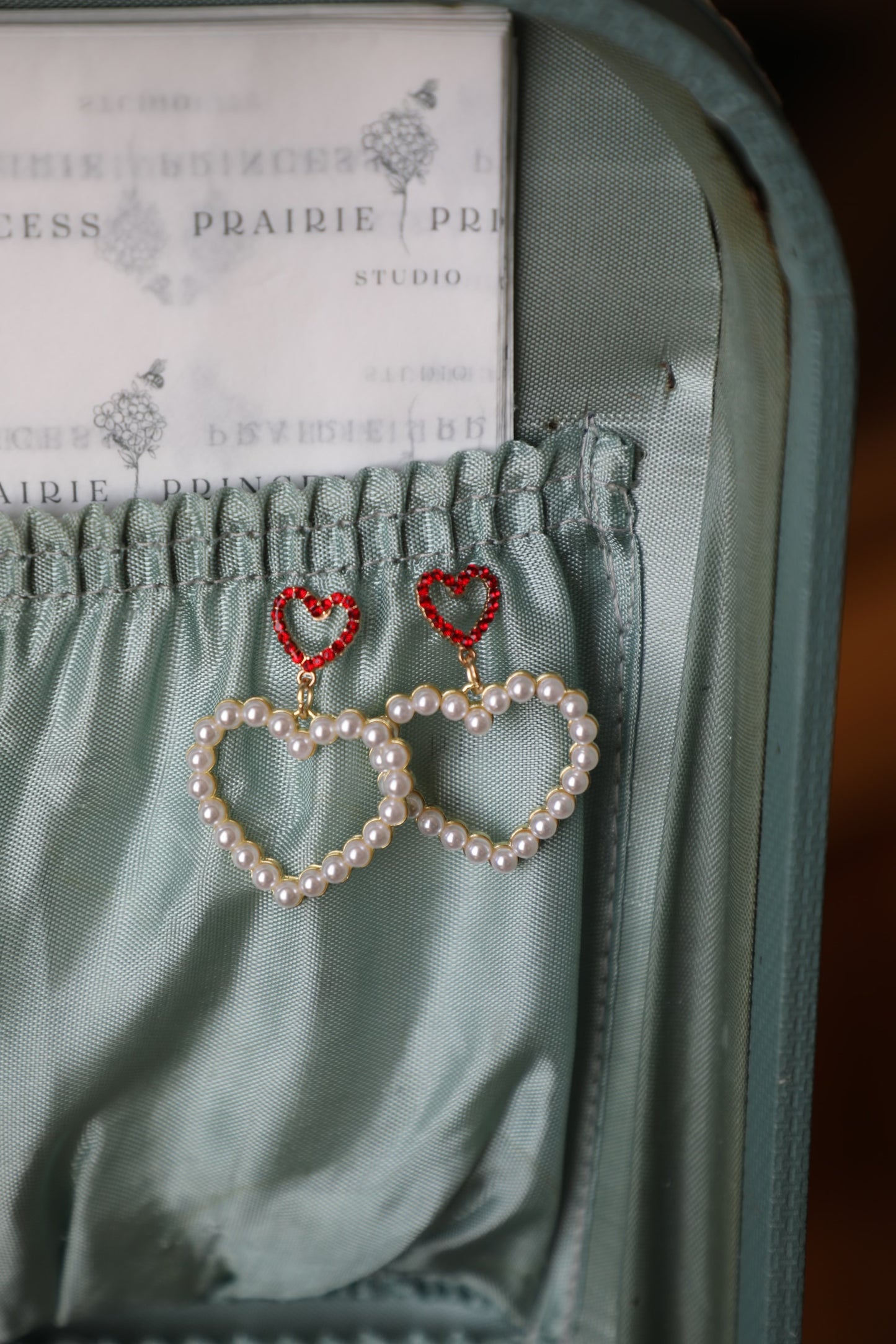 Styled By Kate Keep An Open Heart Pearl Earrings