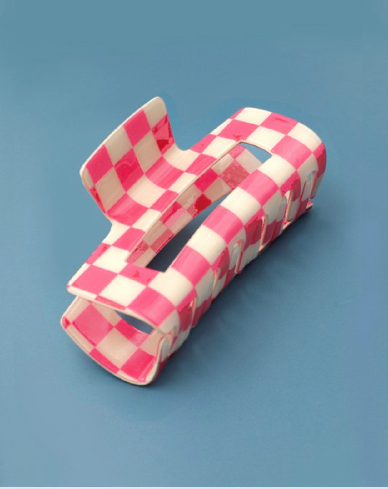 Checkered Hair Clips