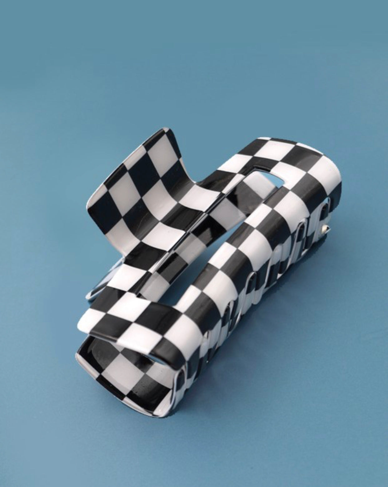 Checkered Hair Clips