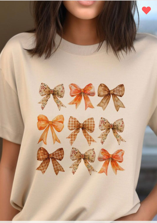 Coquette Fall Bow Tee