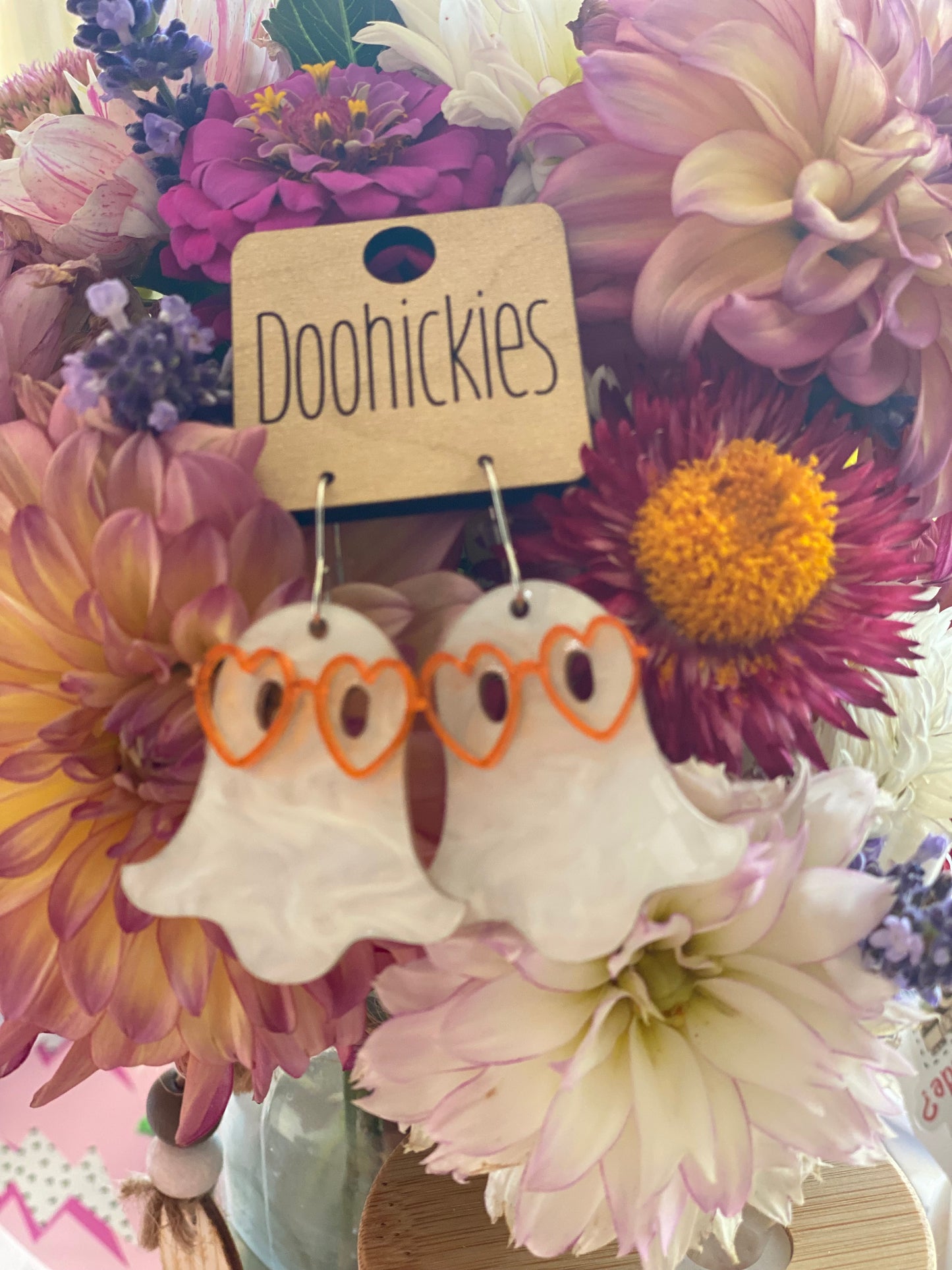 Doohickies Nerdy Ghost Earrings