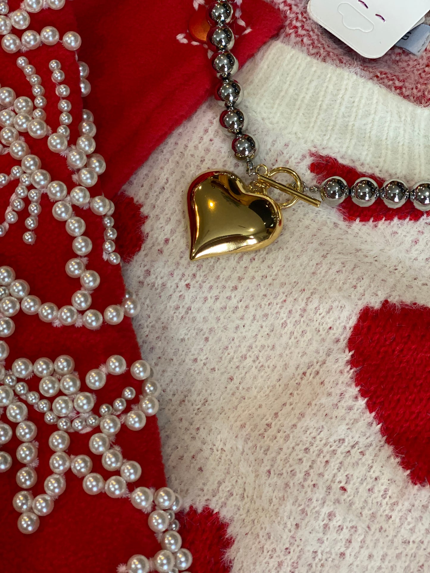 Bubble Heart Necklace