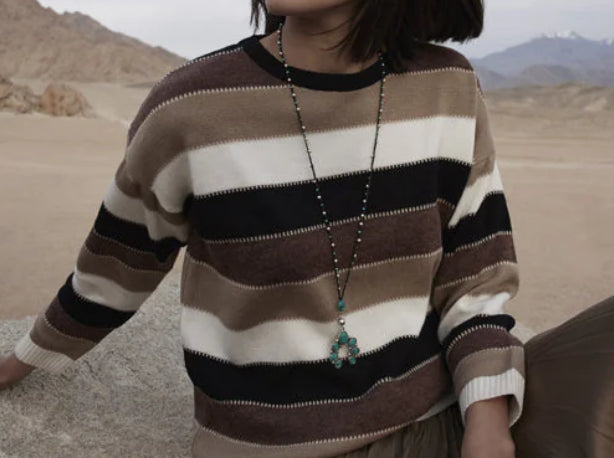 Myra Mesa Top Squash Blossom Necklace