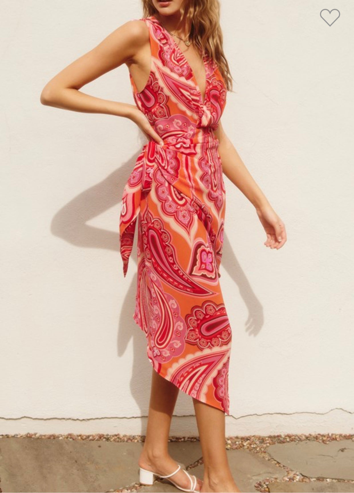 Paprika Wrap Dress