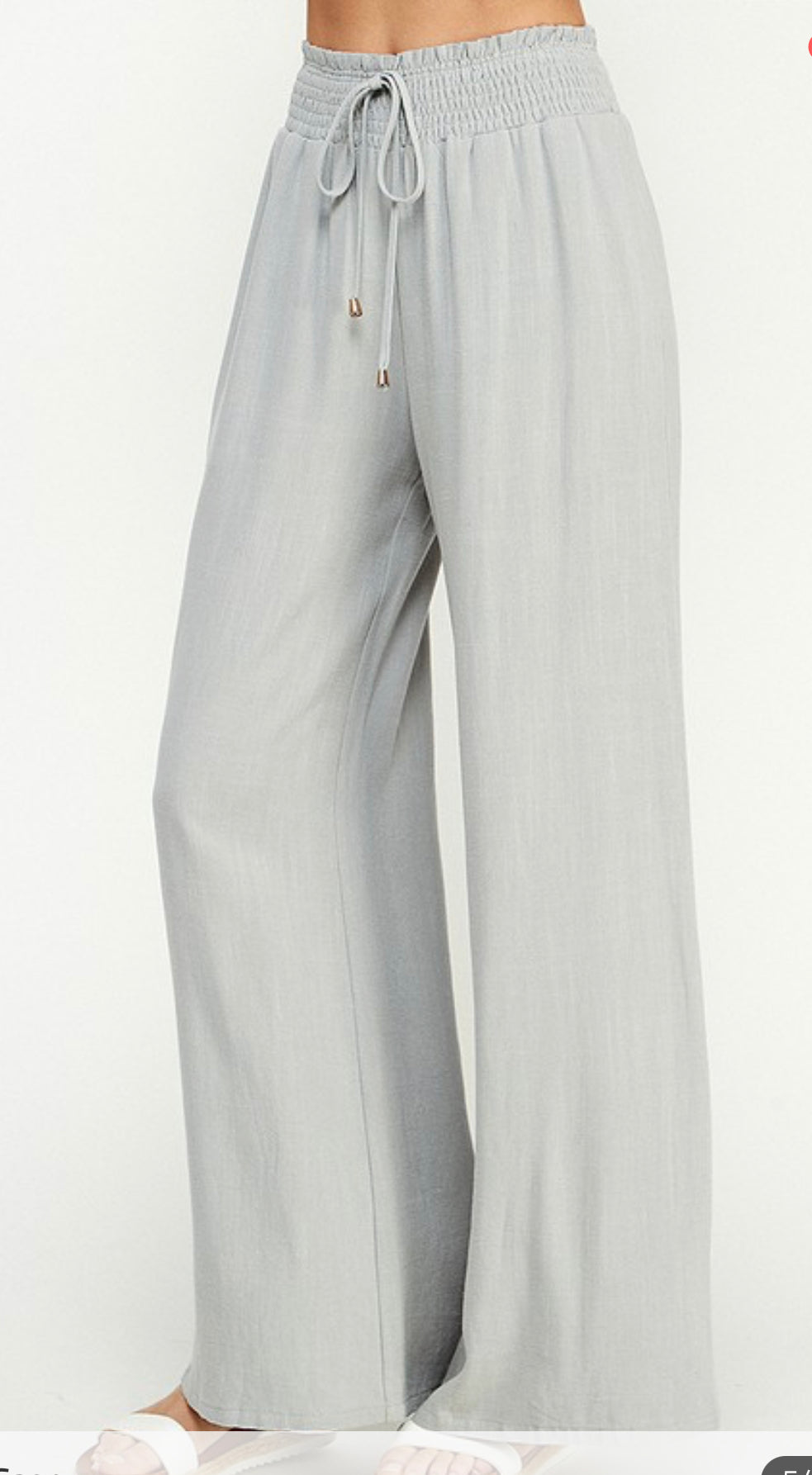 Cool Sage Wide Leg Pants