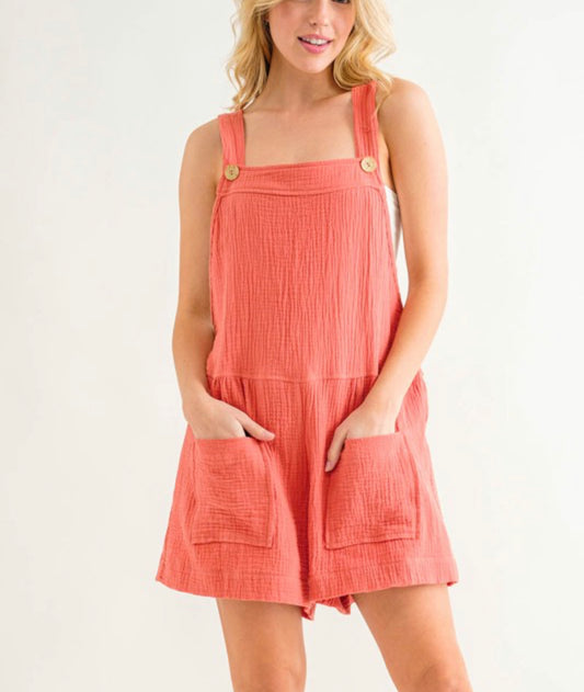 Gauze Romper