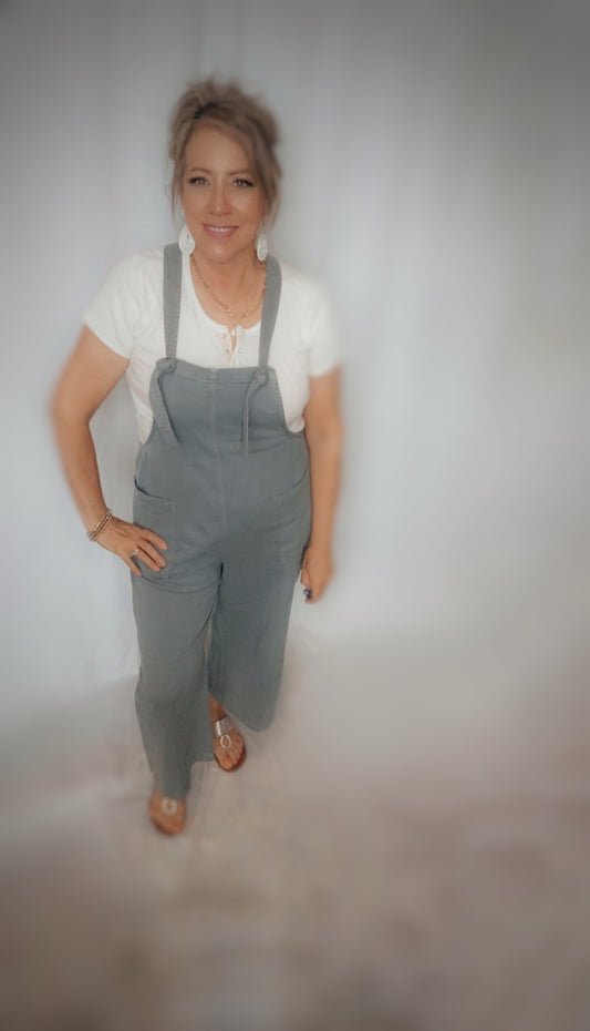 Blue Washed Jumpsuit