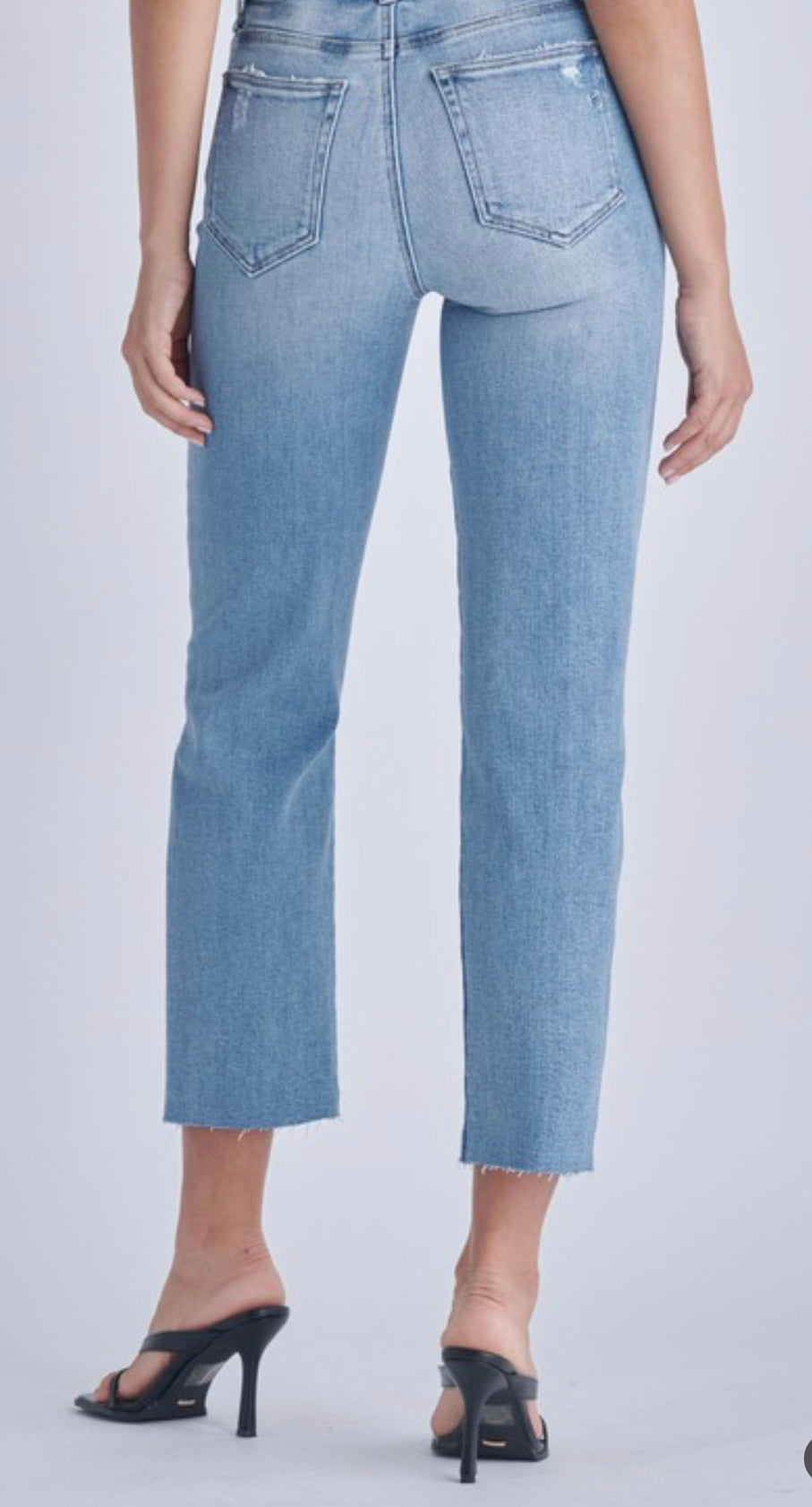 Hidden Tracey High Rise Cropped Straight Stretch Jeans