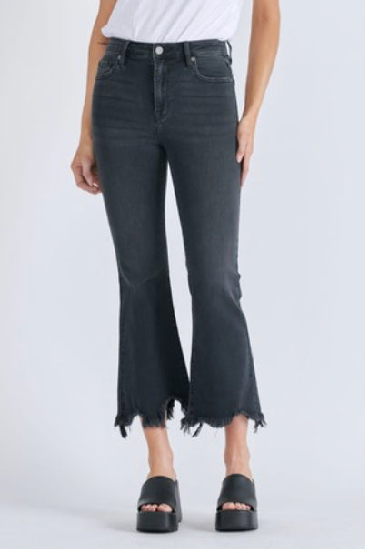 Hidden Happi High Rise Flare Black Denim Jeans