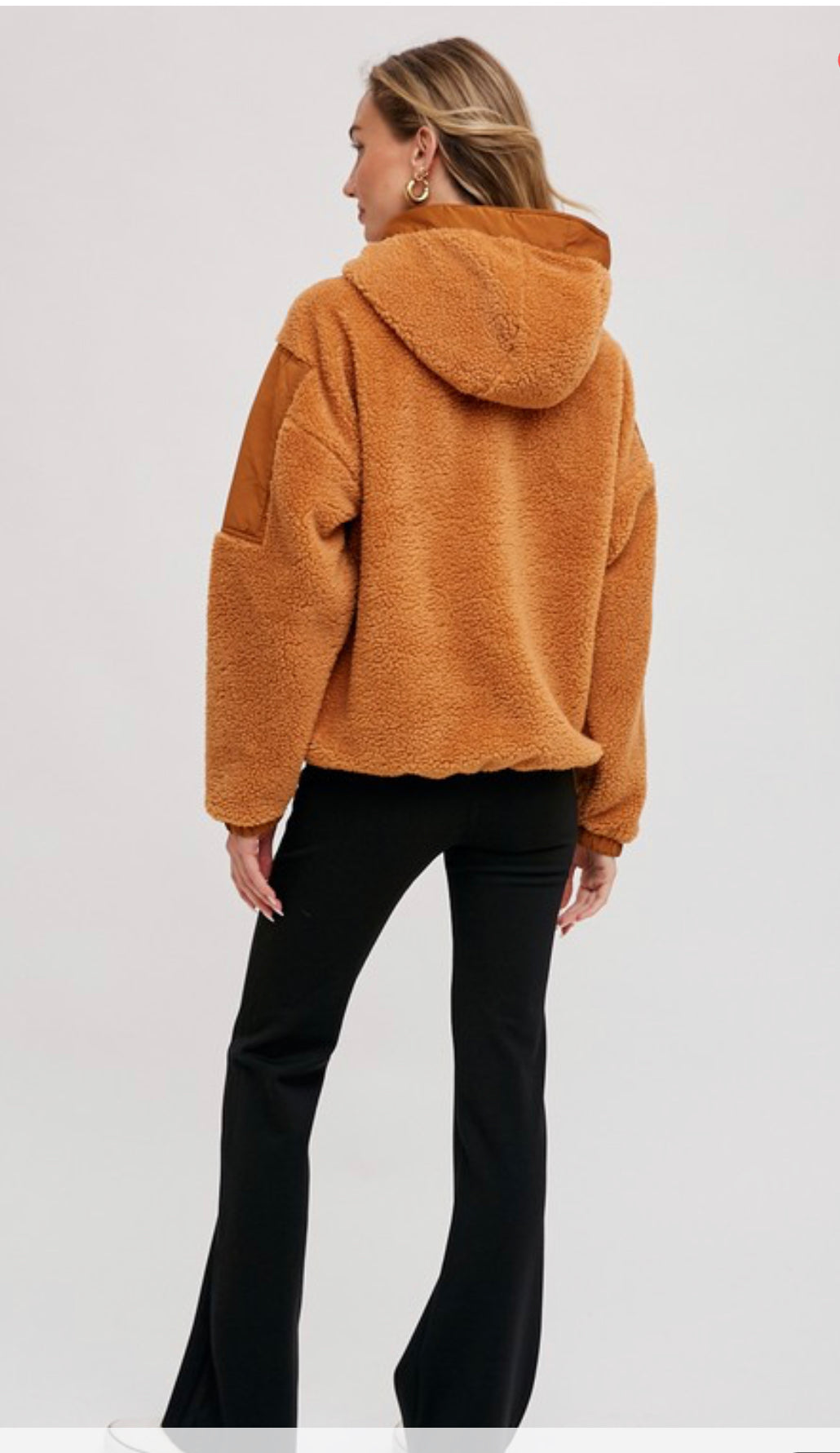 Camel Sherpa Hoodie