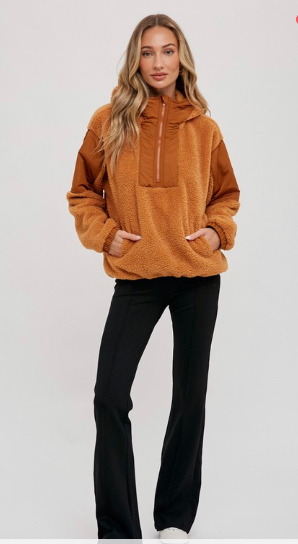 Camel Sherpa Hoodie