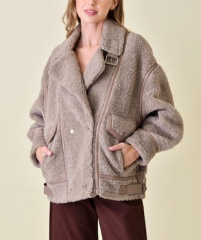 Sherpa Aviator Jacket