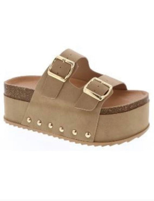 Platform Birkenstock Style Sandals