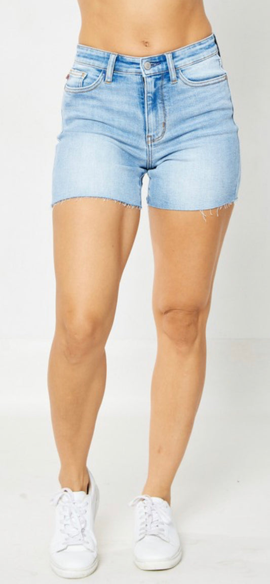 Judy Blue Light Wash Shorts