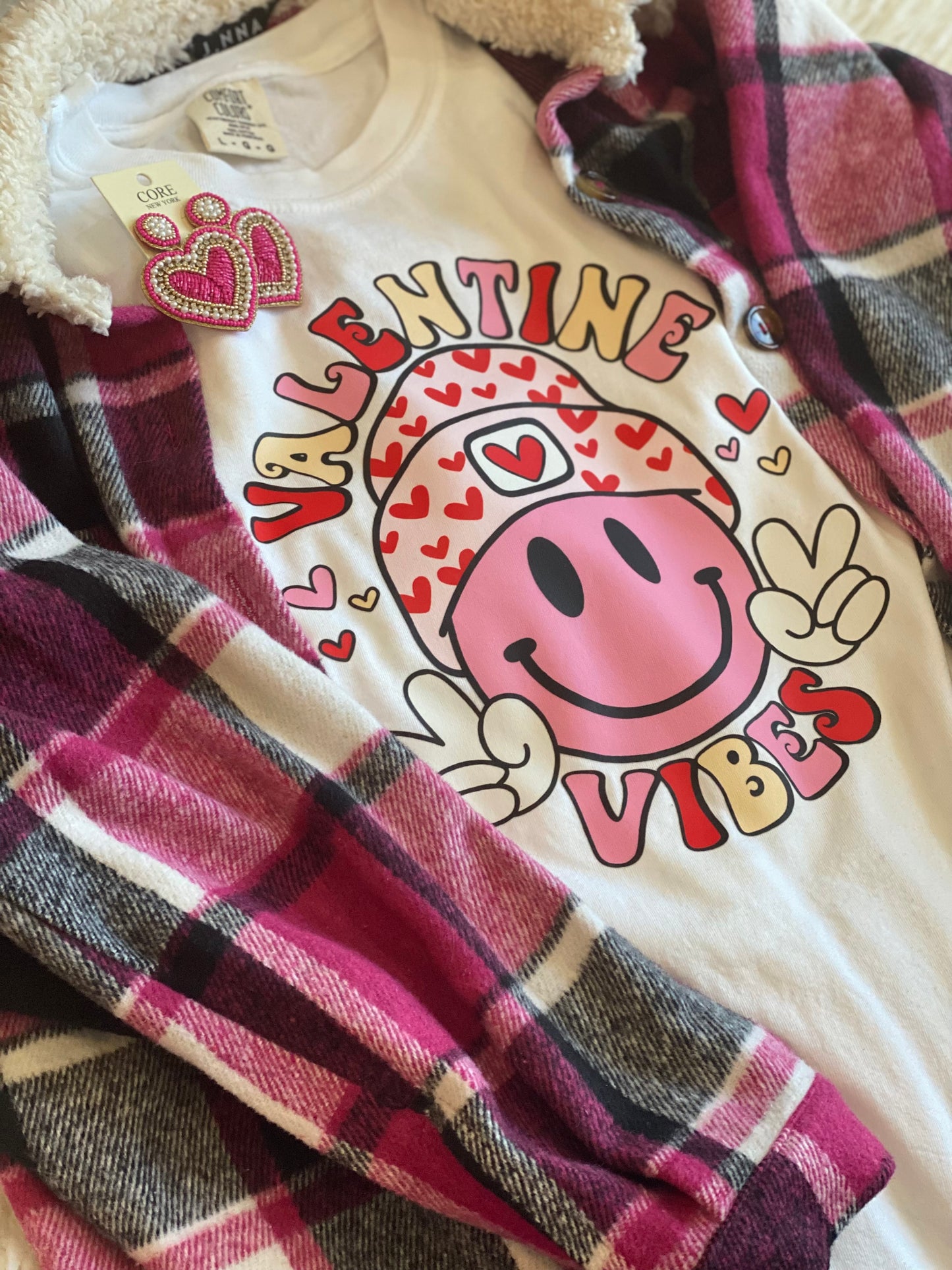 Long Sleeved Valentine Vibes Tshirt