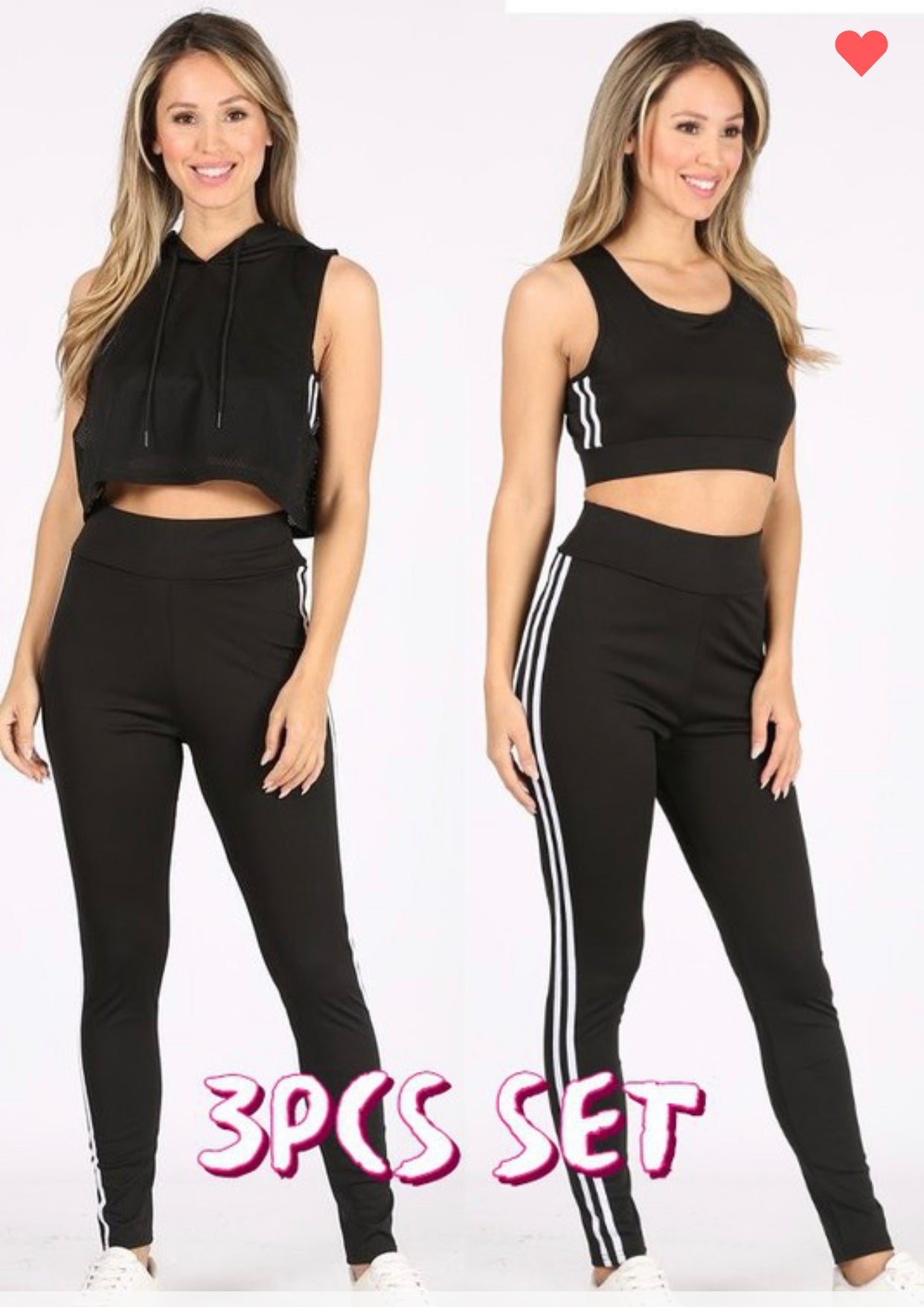 3 Piece Activewear Set