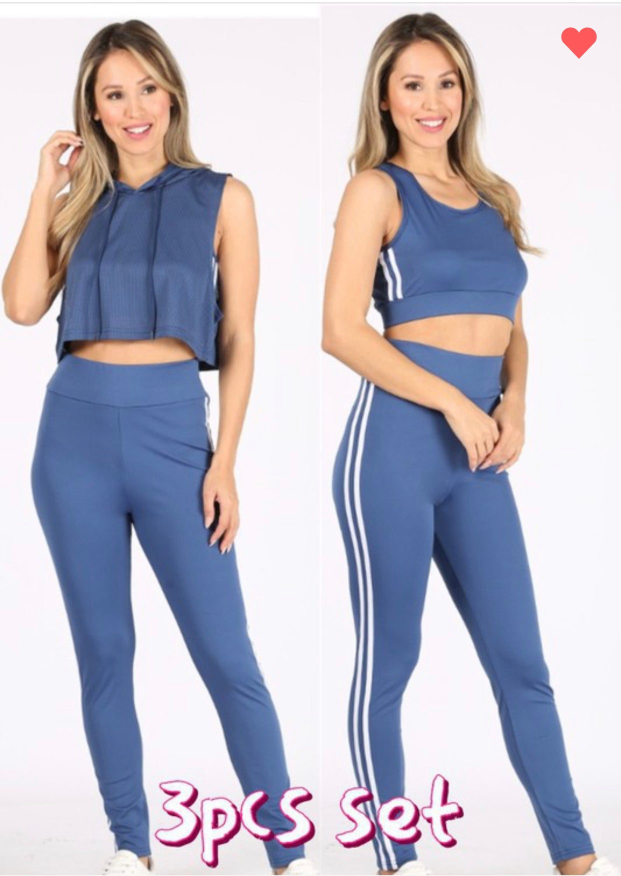 3 Piece Activewear Set