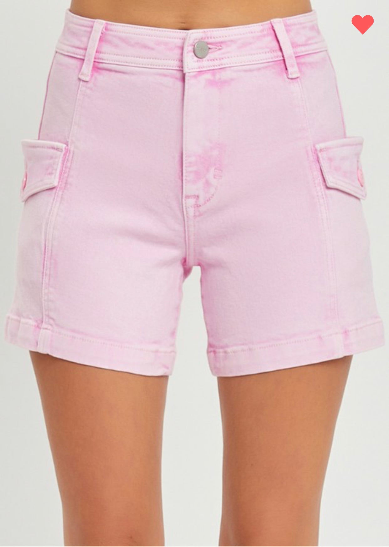 Risen Acid Pink Cargo Shorts