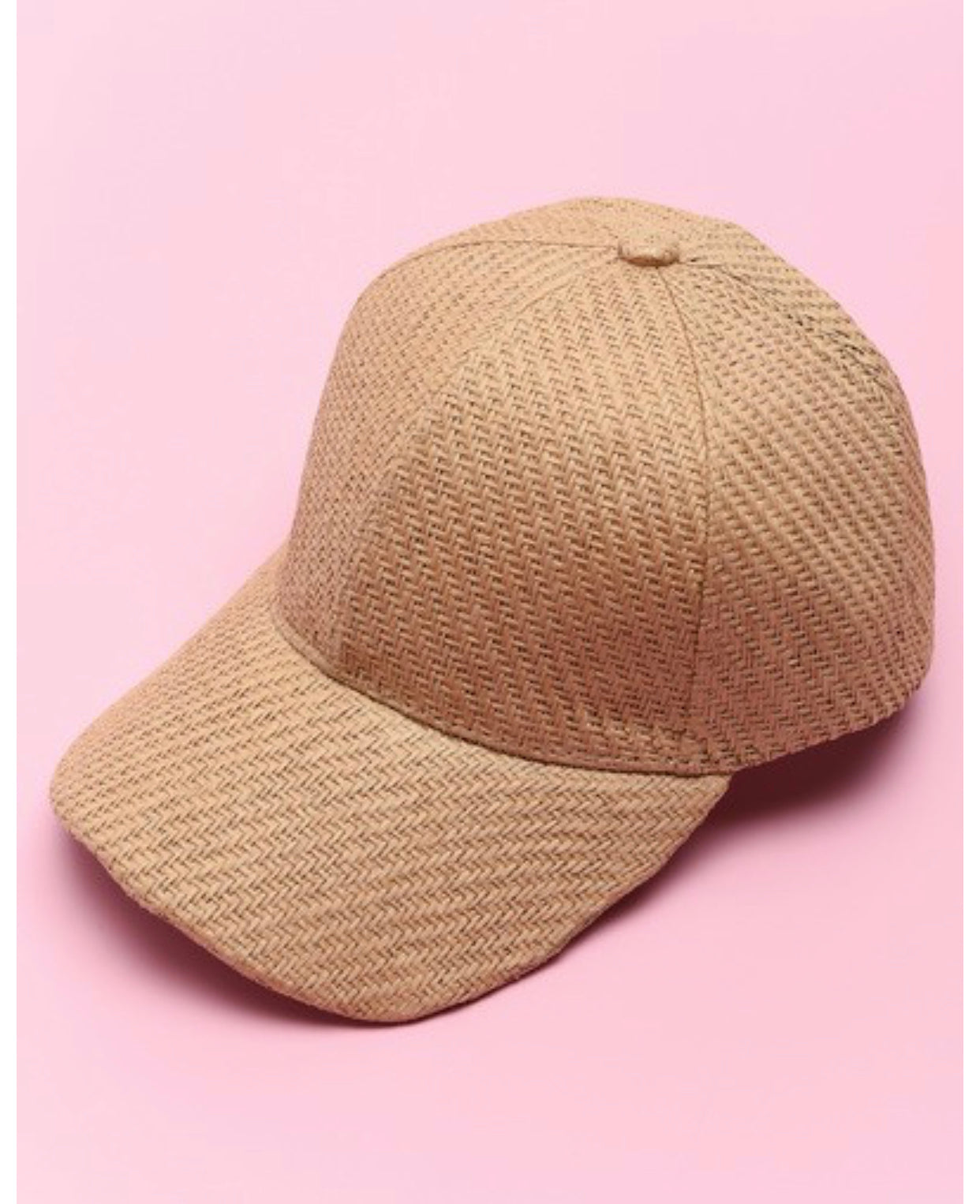 Summer Woven Straw Baseball Cap