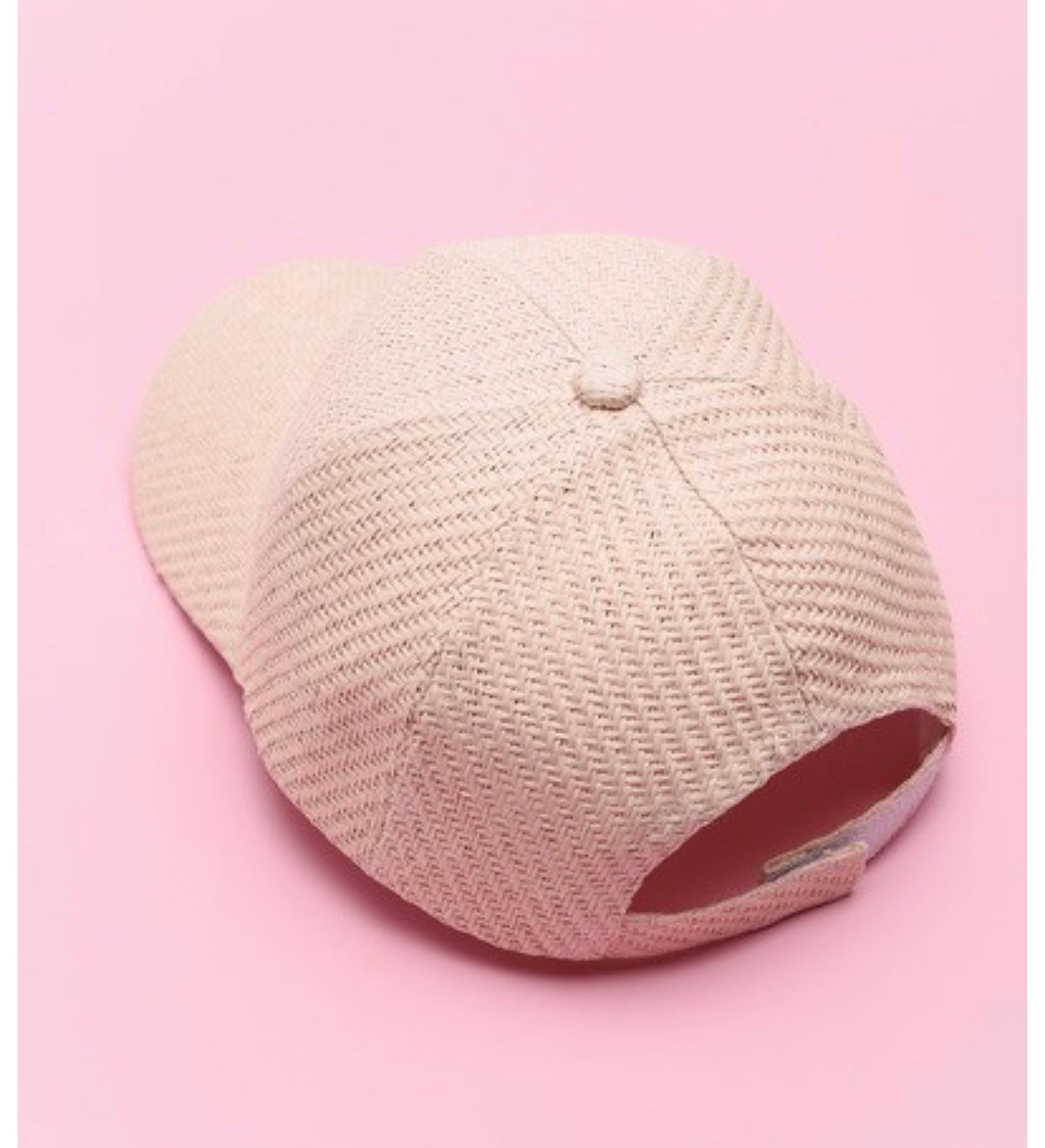 Summer Woven Straw Baseball Cap