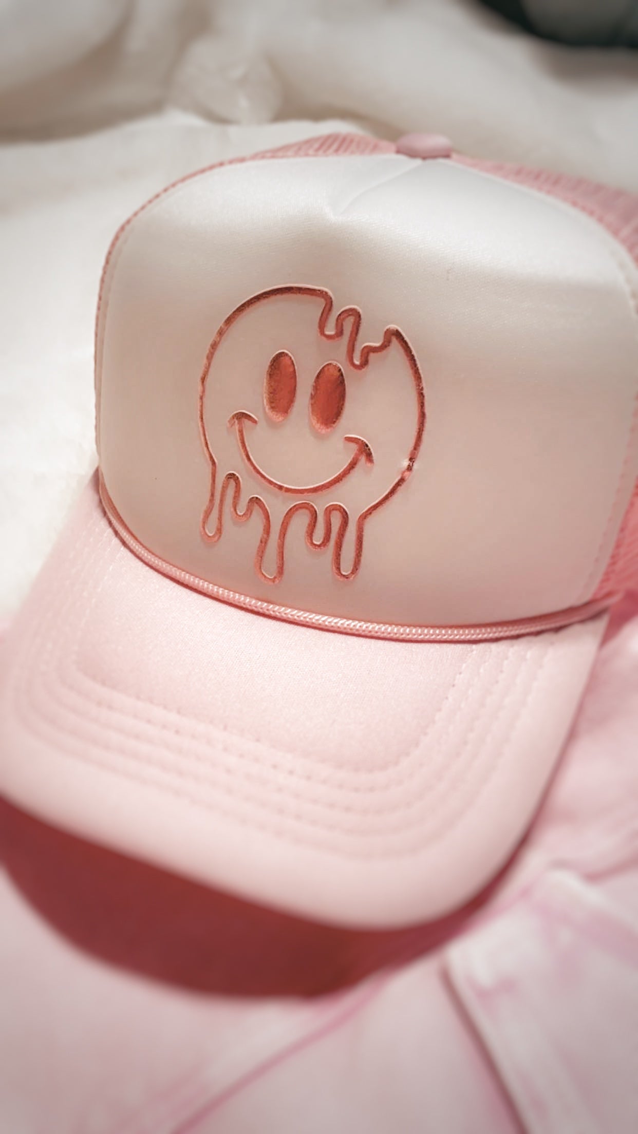 Melting Smiley Trucker Cap