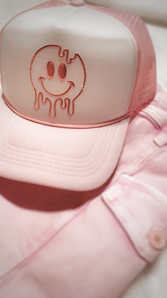 Melting Smiley Trucker Cap