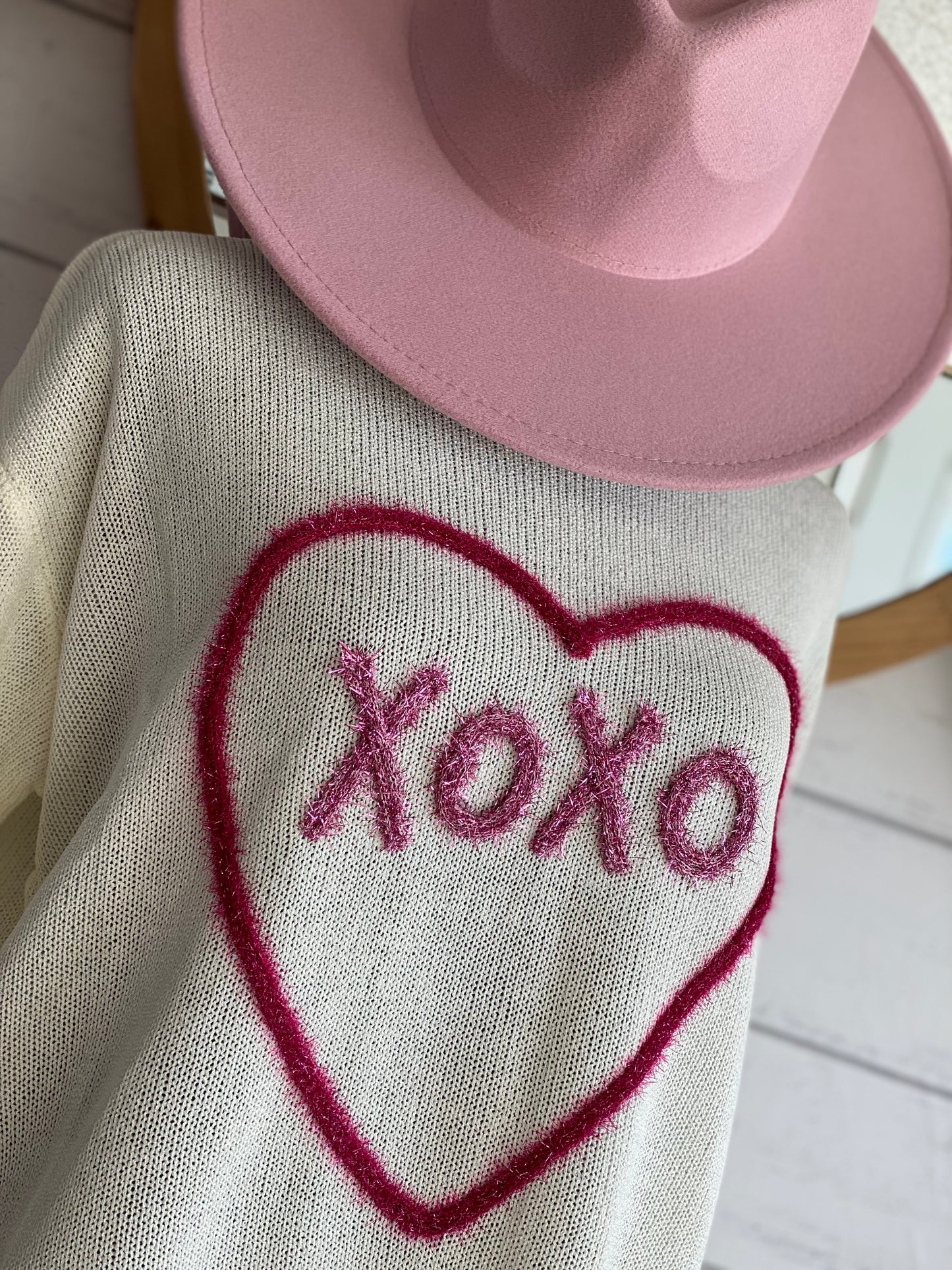 "XOXO" Lightweight Pullover Sweater