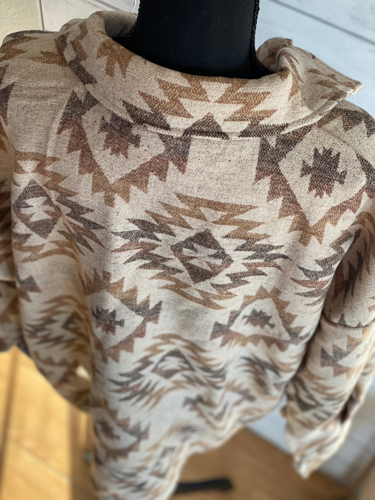 Aztec Print Shacket