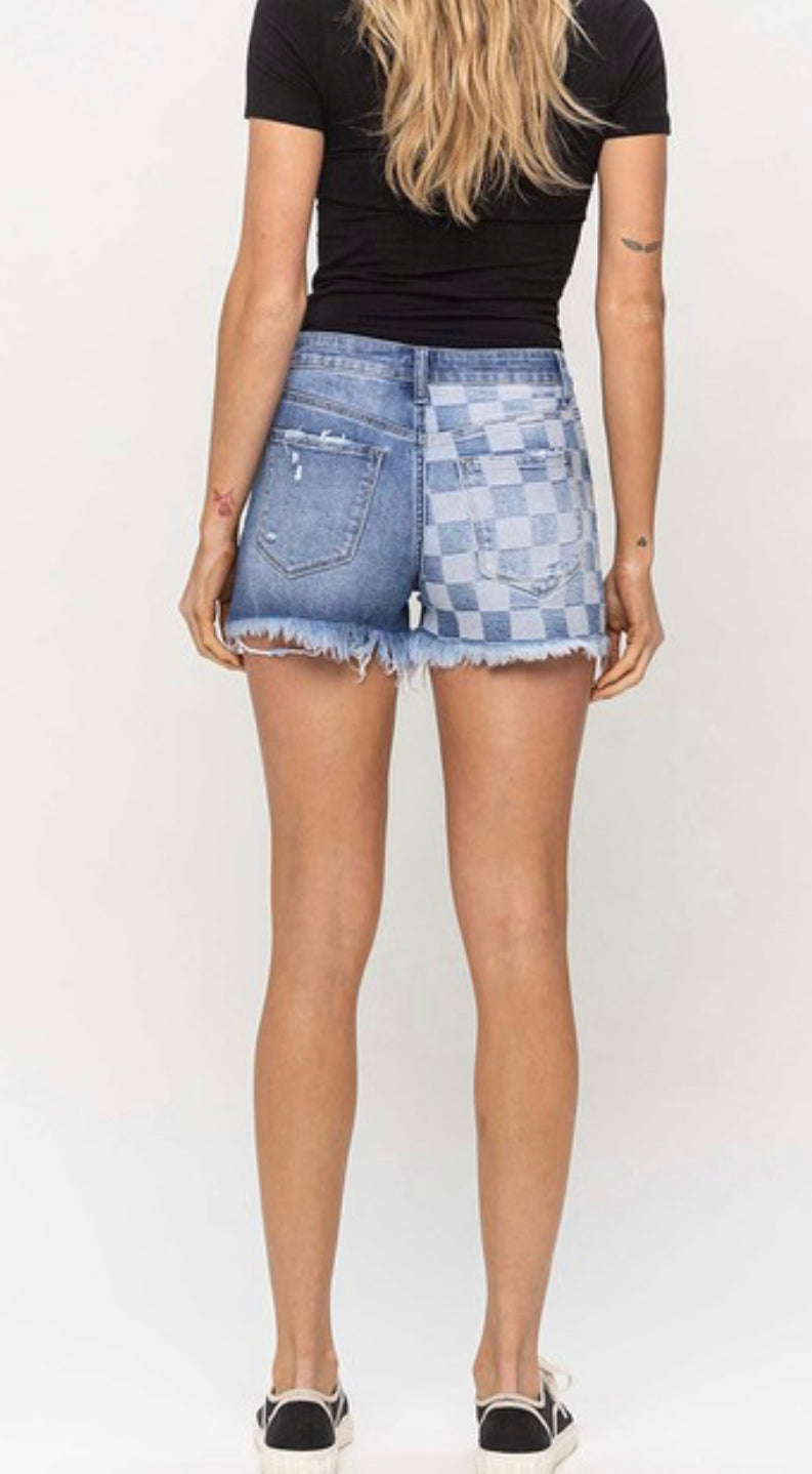 Vervet Checkered Shorts