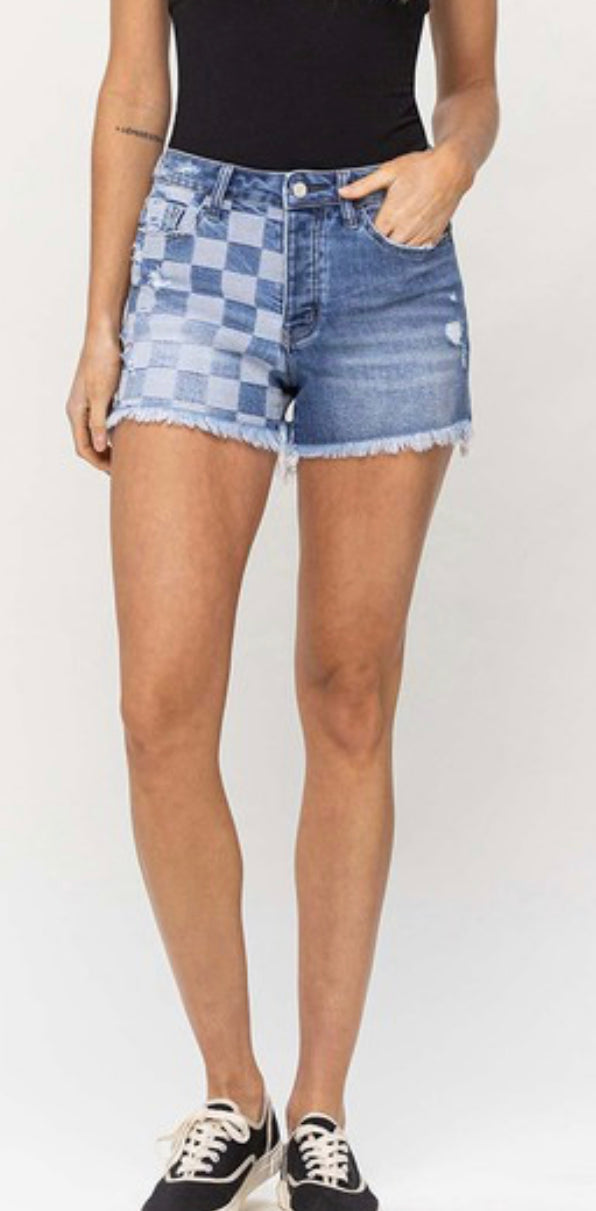 Vervet Checkered Shorts