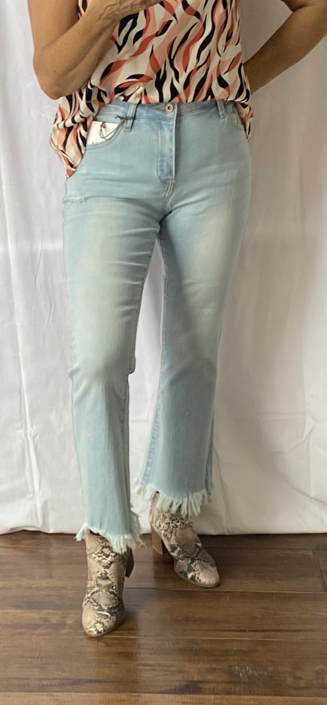 Special A Cropped Flare Jean