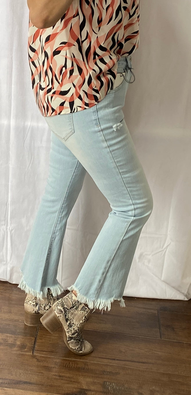 Special A Cropped Flare Jean