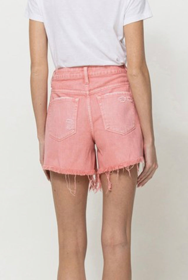 Vervet Washed Pink Shorts