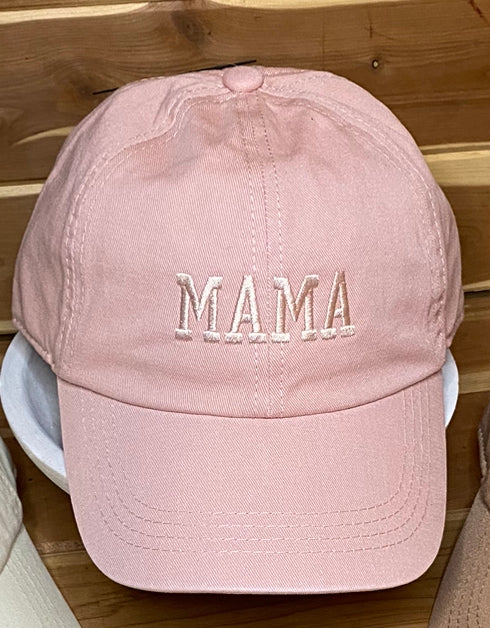 MAMA Embroidery Baseball Cap