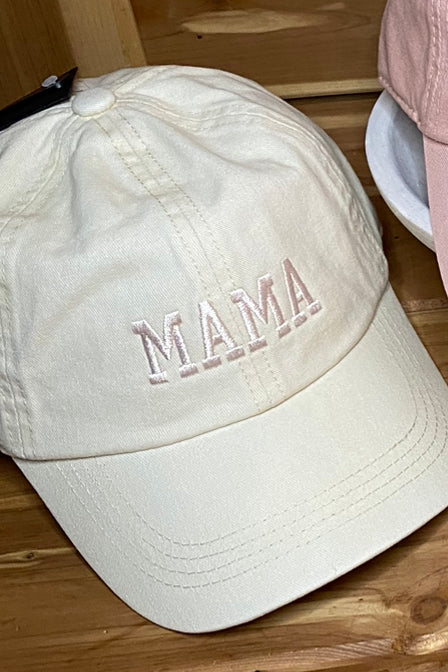 MAMA Embroidery Baseball Cap